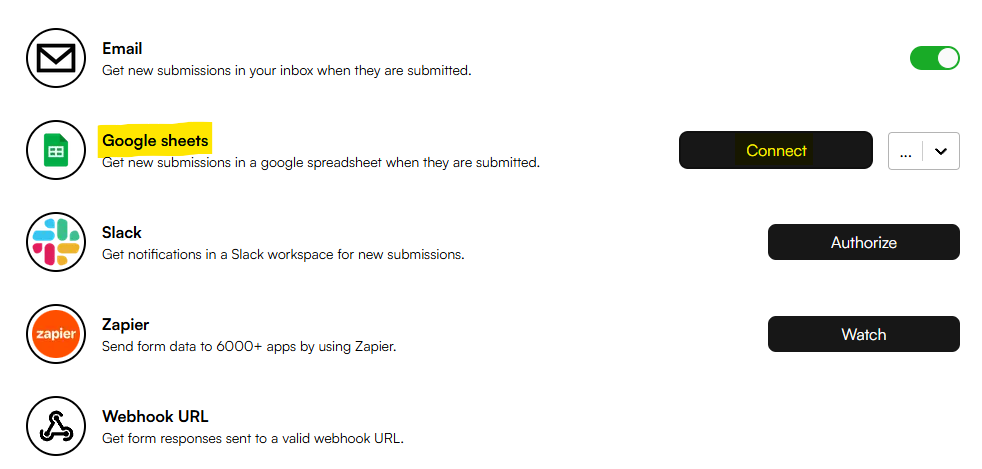Activating the live connection