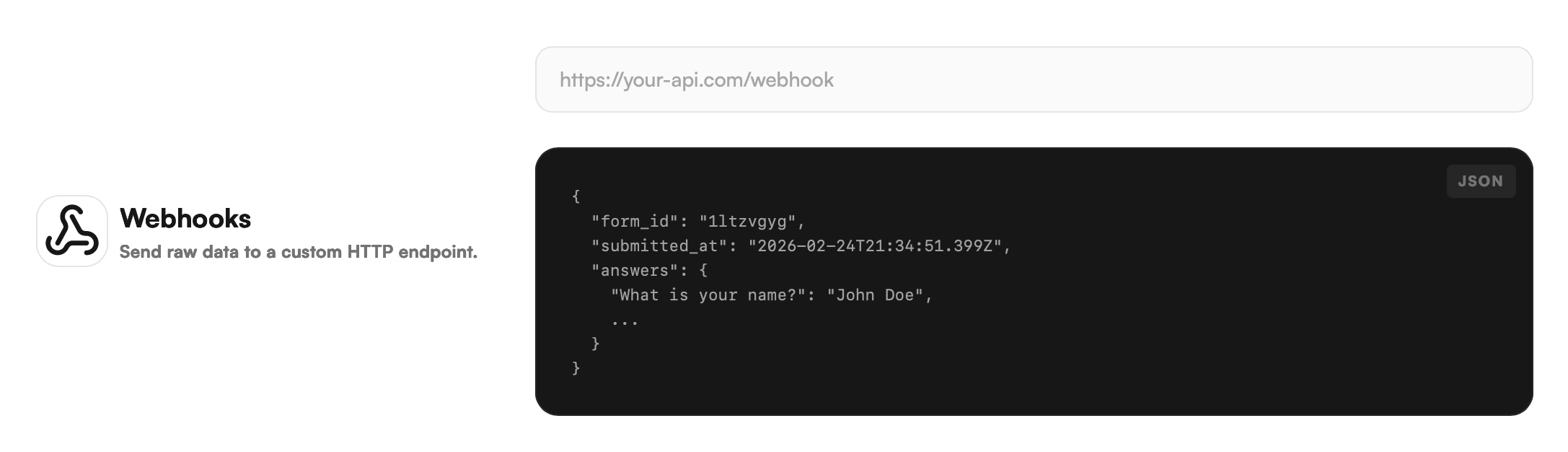 Entering your custom destination URL